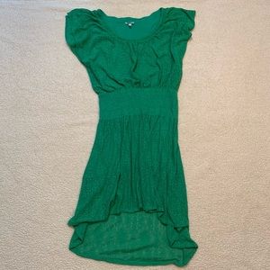 Anthropologie Lacey Green Dress